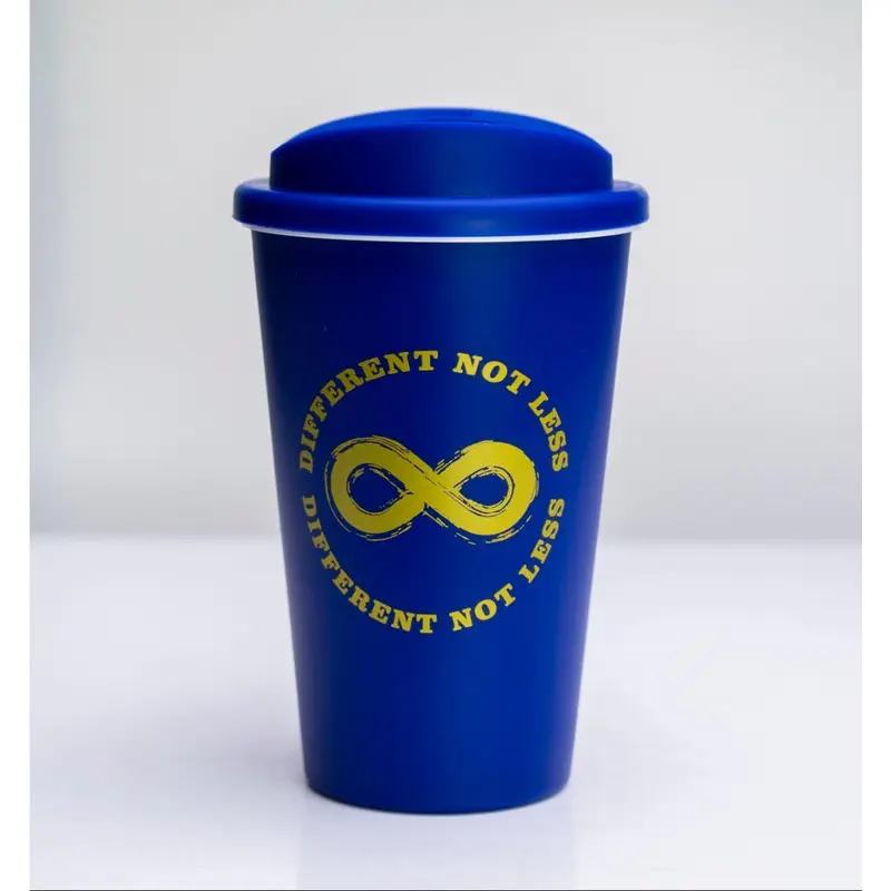 Different Not Less Thermal Travel Mug | 350ml Double-Walled BPA-Free Cup 1