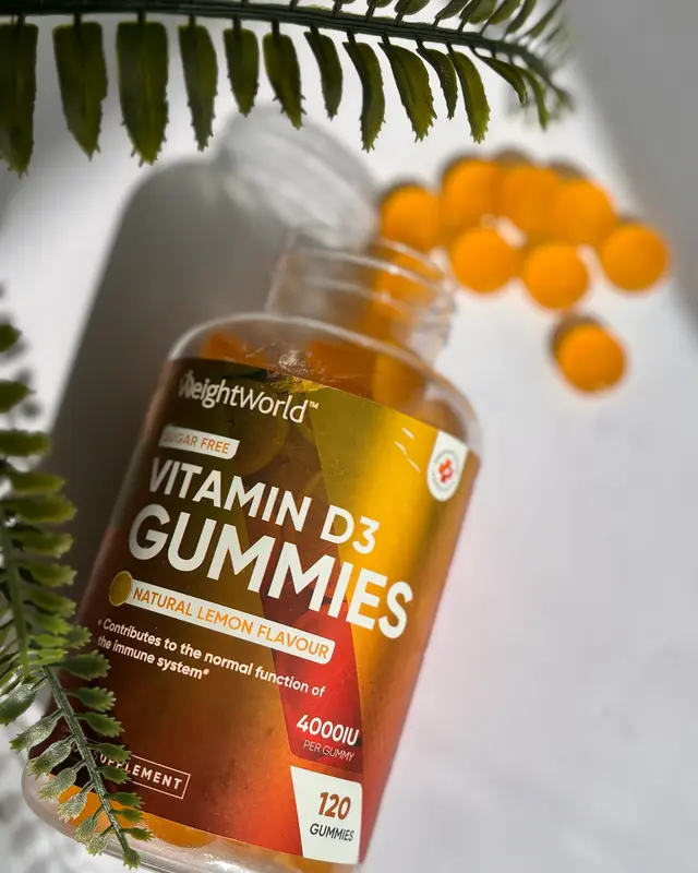 WeightWorld Vitamin D3 Gummies Adults 4000IU - Sugar-Free - 4 Months Supply - Natural Lemon Flavour - 120 Chewable Vitamin D3 Gummies - Vegetarian Friendly - High Strength Vitamin D Dietary Supplement - GMO & Gluten Free 6