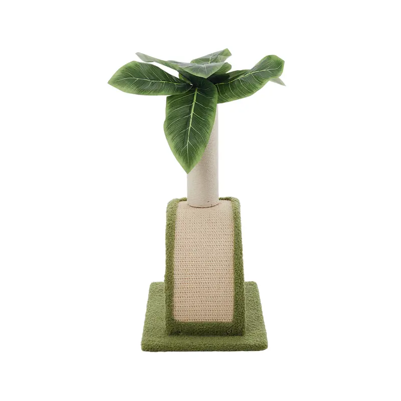 Pets Mood Green Tree Sisal Cat Sratching Post with Backscratcher 4