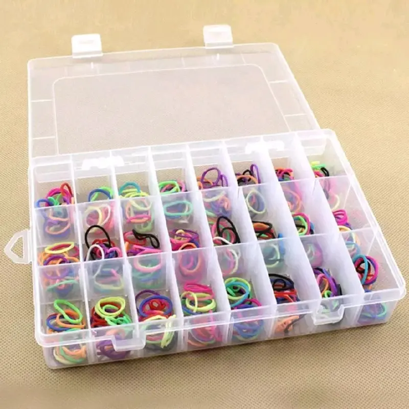 24 Compartment Small Organiser Storage Plastic Box Craft Nail Art Fuse Beads - Z139 8