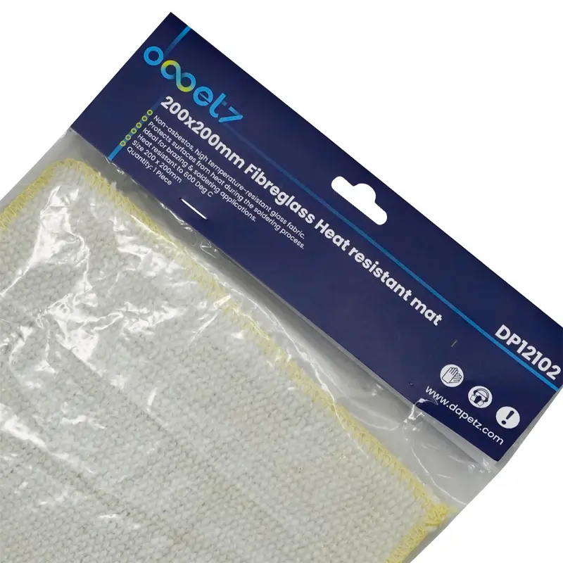 200x200mm Fibreglass Heat Resistant Mat Soldering Pad for Electronic Repair DP12102 Reusable & Durable Anti-Slip Work Station 4