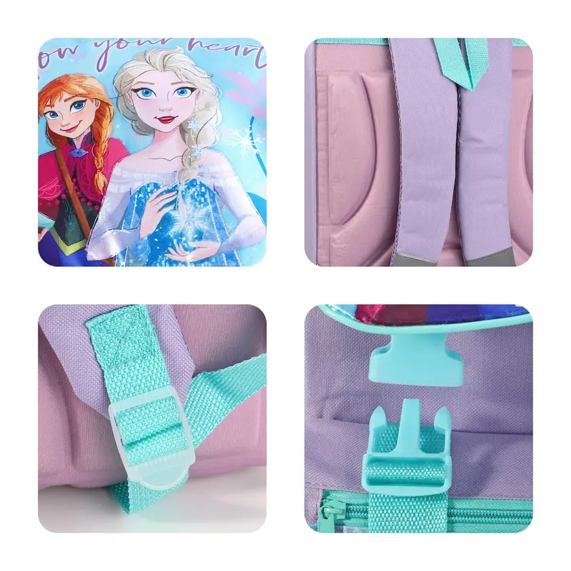 Girls Disney Frozen Ana Elsa Large Backpack Trolley Bag Travel 6