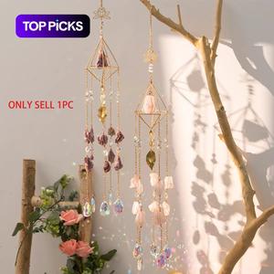Room Decor Artificial Crystal Light Catcher, Hanging Wind Chime, Window Light Catchers, Creative Light Catcher for Outdoor & Indoor Decoration, Durable Hanging Decor