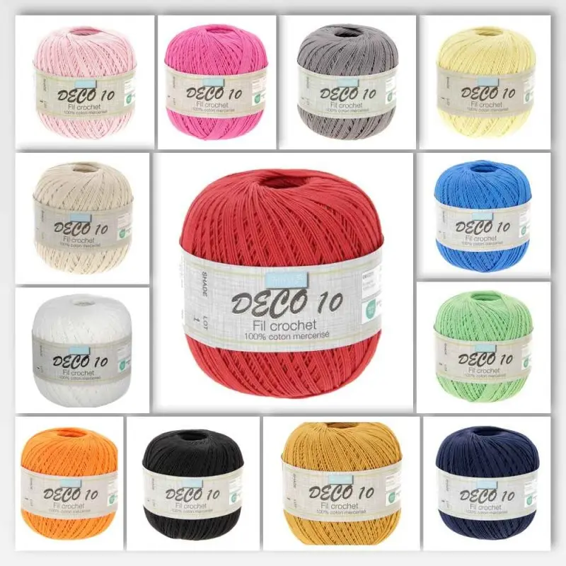 Trimits deco 10 Cotton Crochet Yarn 100% Cotton Craft