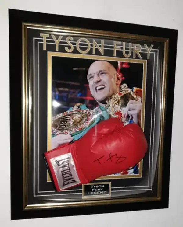 NEW Tyson Fury SIGNED Boxing Glove Autographed DOME Display Aftal Dealer COA
