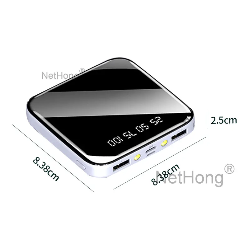 Mini Portable 10000mAh Power Bank Fast Charger Battery Pack USB for Mobile Phone battery power  bank  charger power  bank portable  battery wireless  power  bank 1