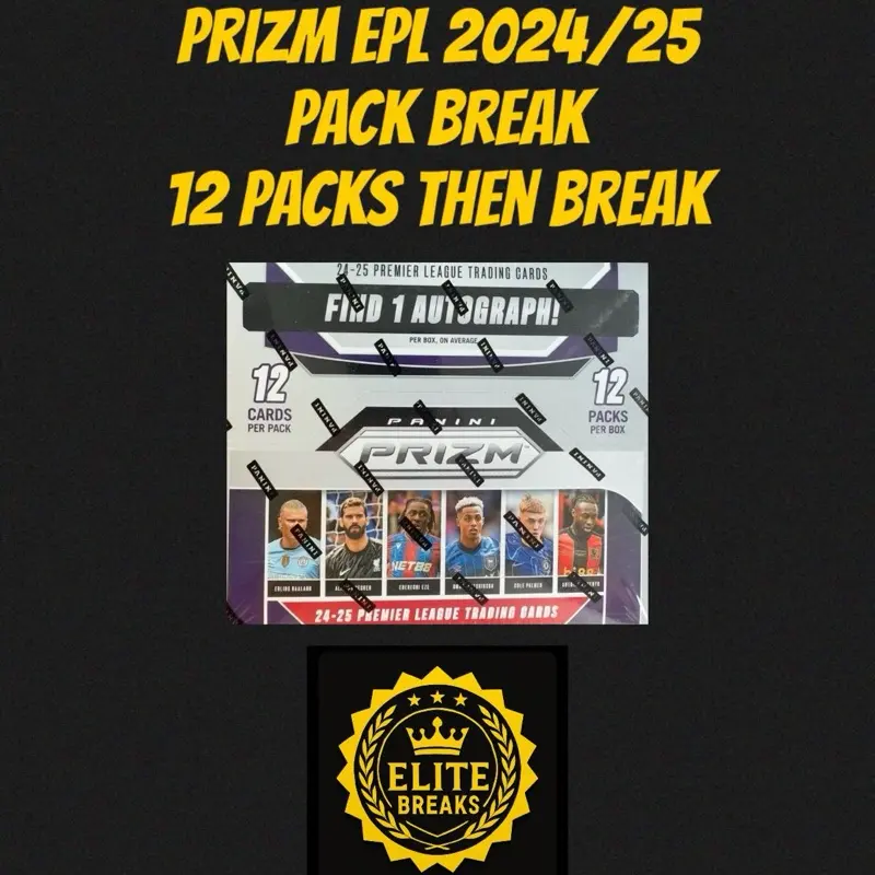 PACK BREAK - Panini Prizm 2024/25 Hobby Box Pack Break ( 1 pack ) Break after all 12 packs sold (live opening) 0
