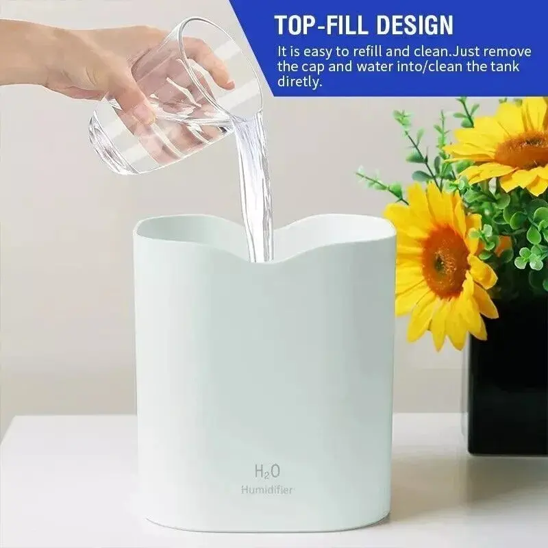 Oil Diffuser Air Humidifiers Cool Mist Humidifier for Bedroom Large Room Home UK 5