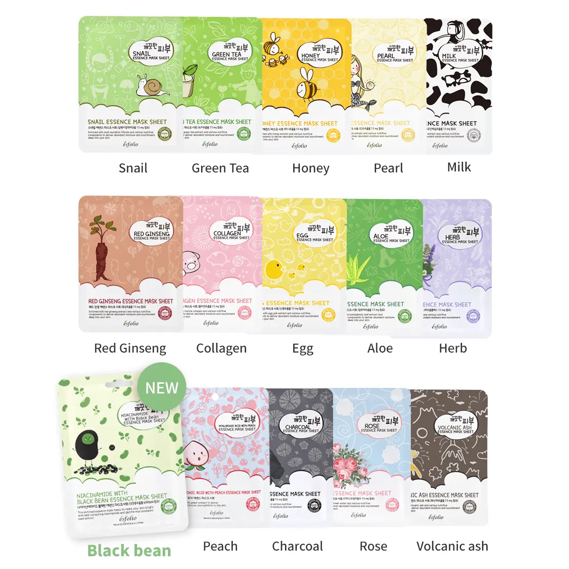 ESFOLIO Essence Mask Sheet 25ml *EXPIRY DATE*