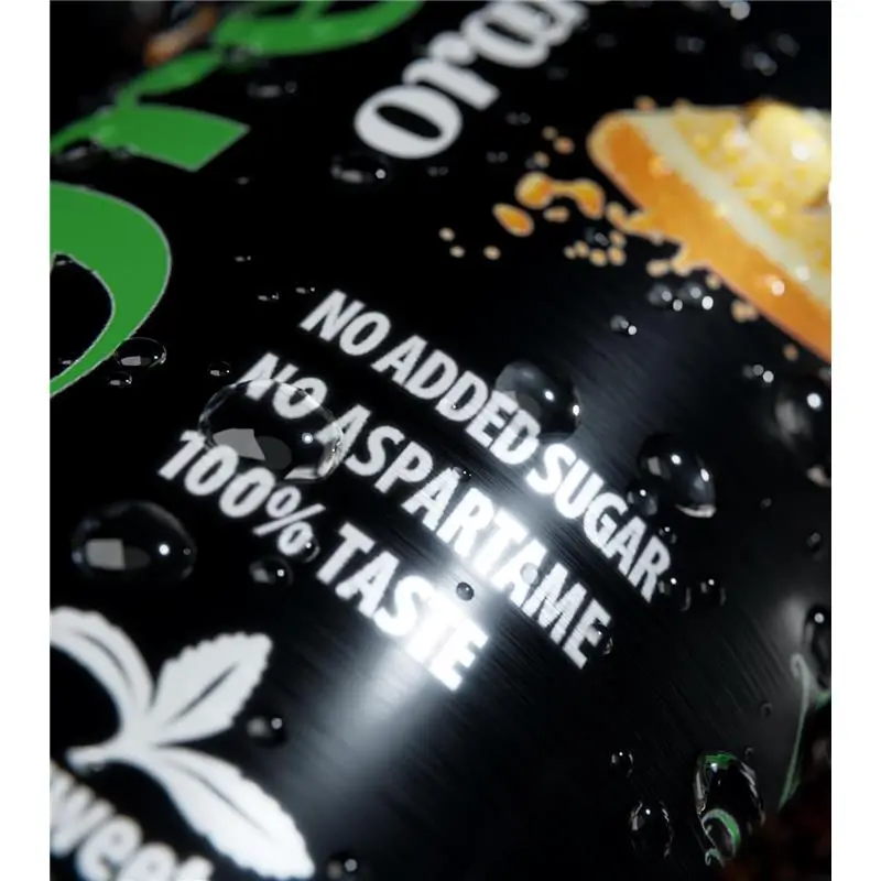 Green Orangeade Sparkling Soft Drink – Low Calorie, No Added Sugar, 24 Cans x 330ml Beverage Natural 1