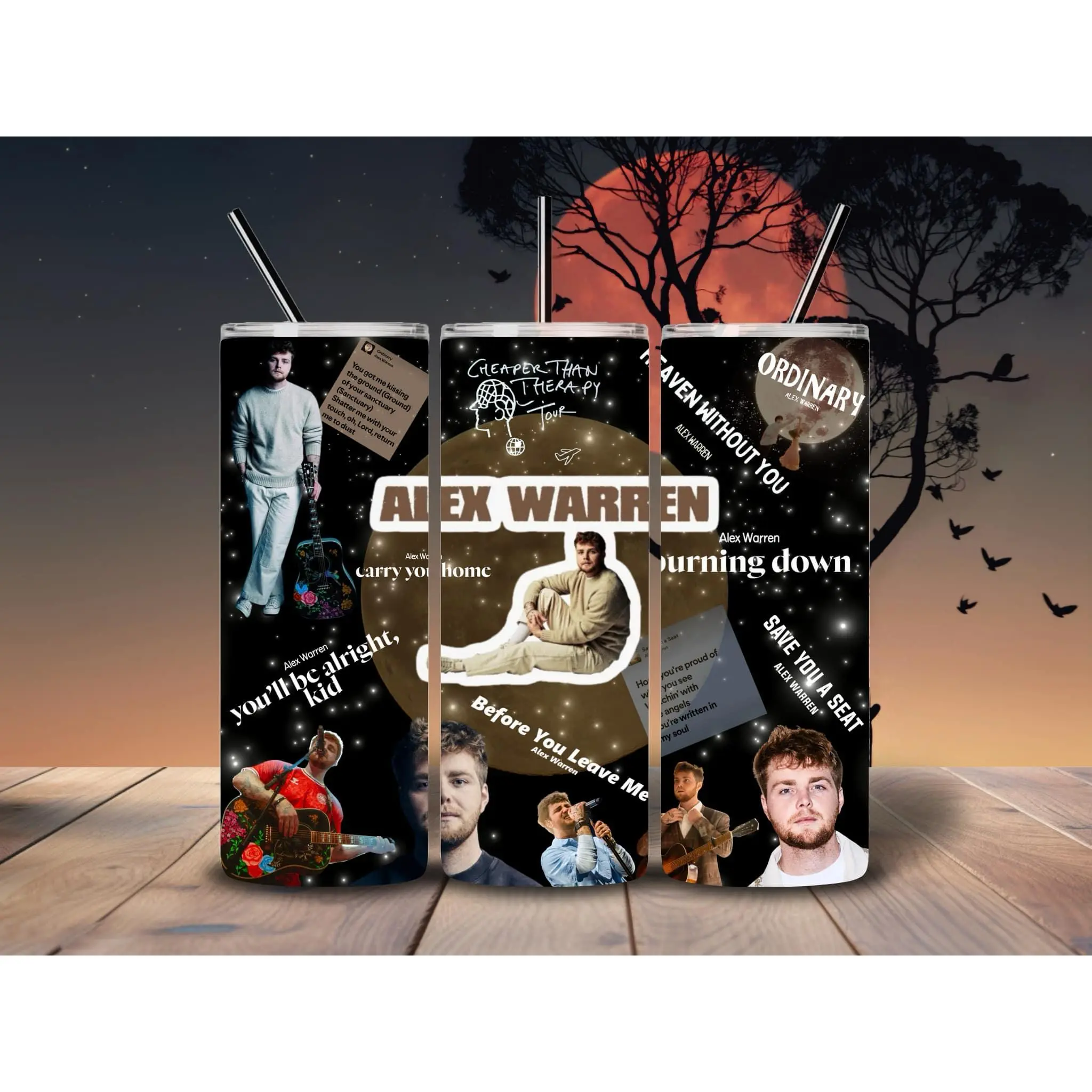 Alex Warren Tumbler - Gift - Ordinary - Alex Warren Merch