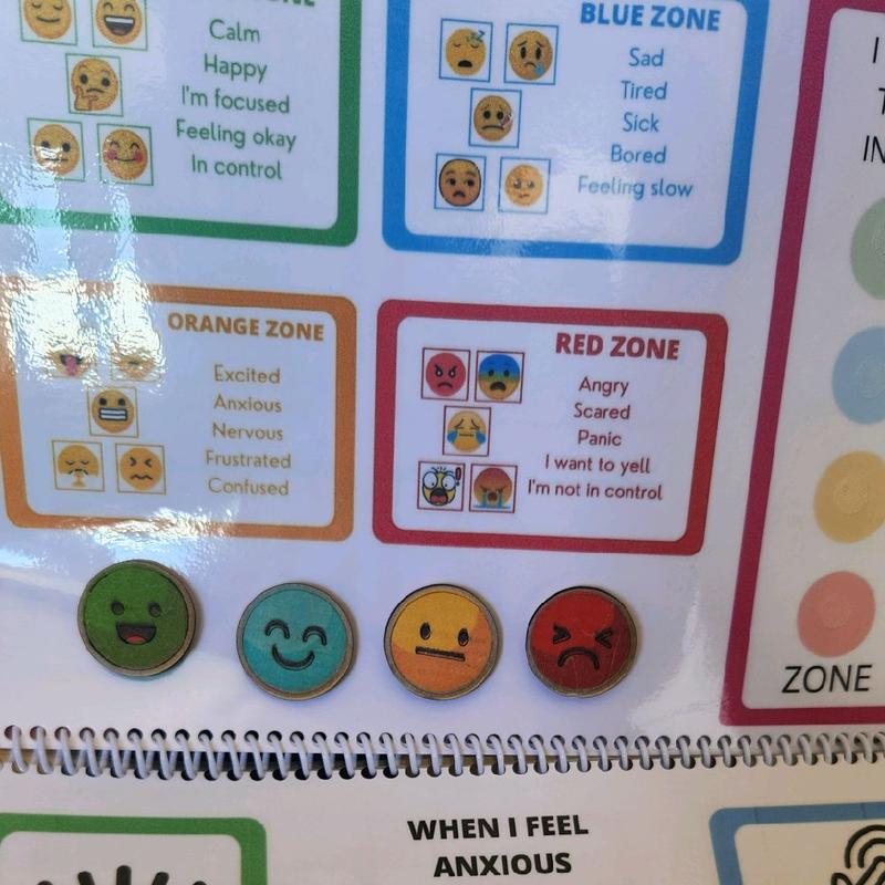 self regulation book autism adhd mental health Soft Cover sad manifestation books Laminated Book 3