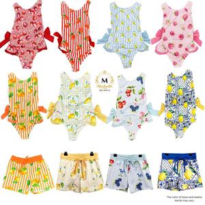Melancia - SWIMWEAR for kids Summer Fruits Collection Girls and Boys Swimsuit and Shorts Sizes 3 Months up to 12Y