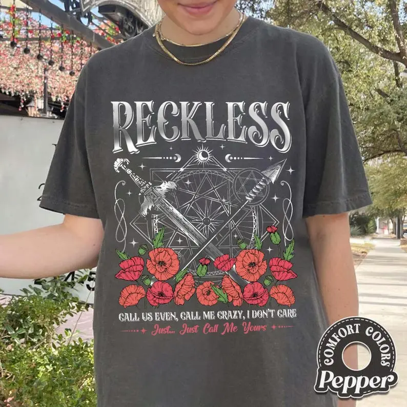 Reckless Lauren Roberts Comfort Colors® Shirt, Powerless Series Shirt, Kai and Paedyn Hoodie, Powerful Book Shirt, Fearless Bookish Shirt