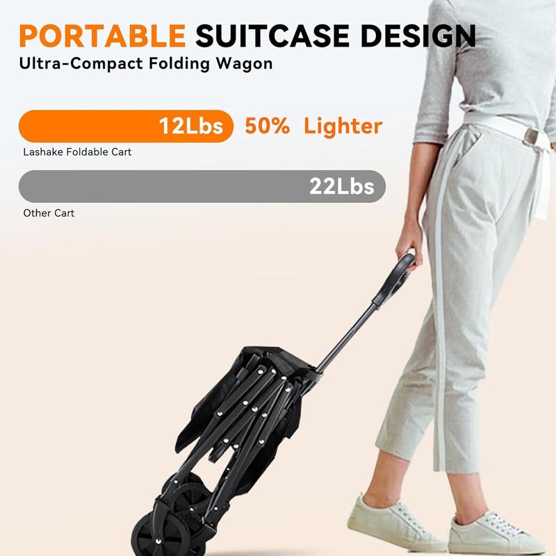 Product Introduction of 150KG Foldable Collapsible Camping Garden Trolley Cart Wagon Truck Wheelbarrow 8