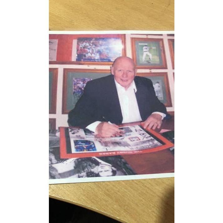 Manchester United manager Wilf McGuinness personally signed photograph 1
