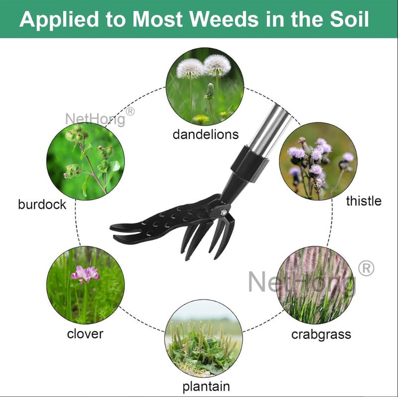 Manual Stand Up Weeder Puller Weed Claw Grass Root Remover Killer Garden Tool~ gardening  tools 4