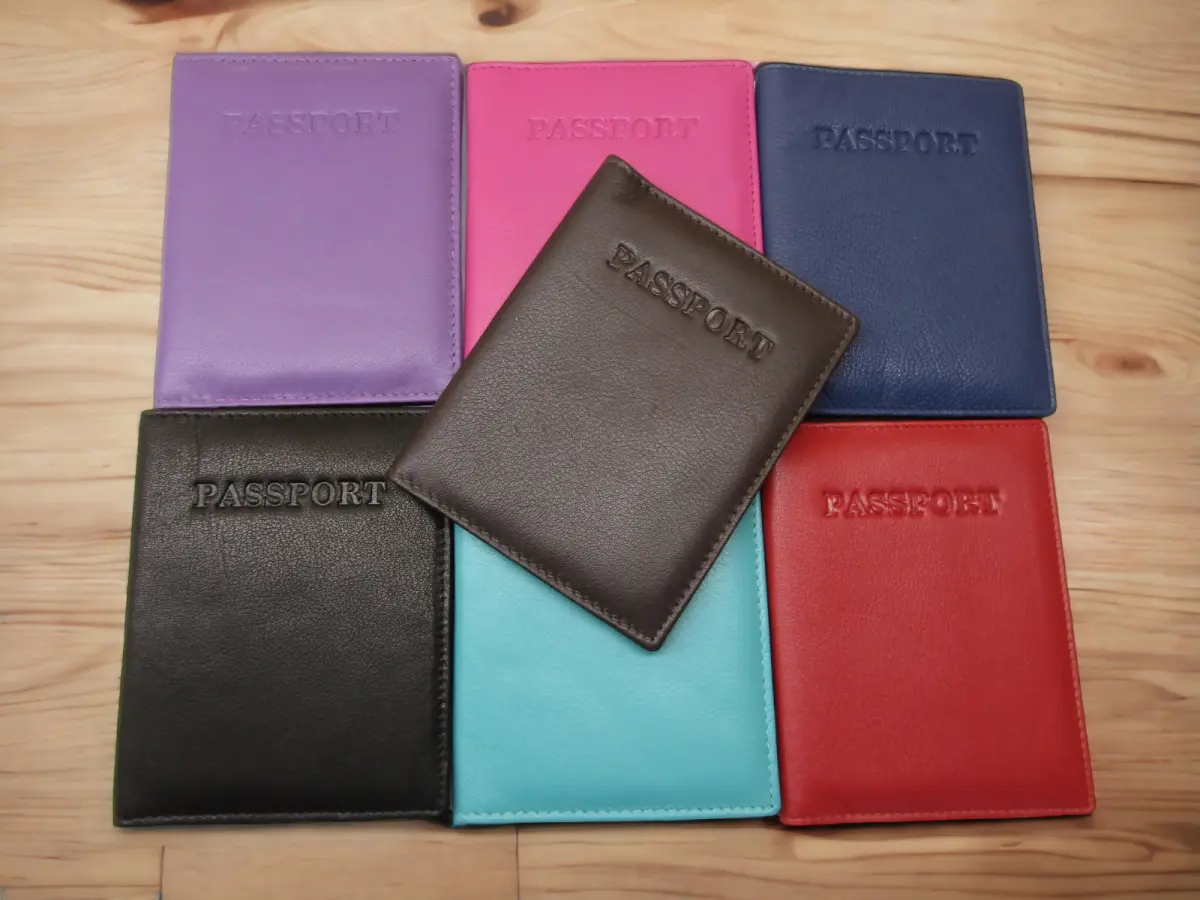 Premium Genuine Leather Passport Holder RFID Blocking Holiday Travel Wallet