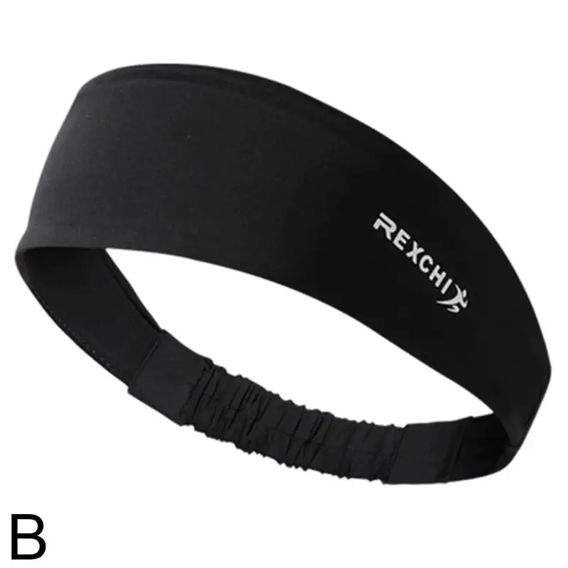 Sports Headband for Men, Outdoor Cycling, Ice Silk, Breathable Fitness, Running, Basketball, Sweat Wicking and Absorbent He Q5J6 5