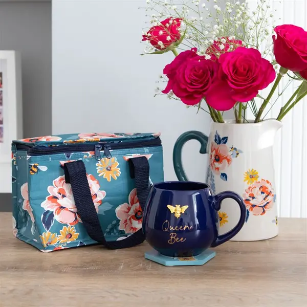 17cm Bee-utiful Floral Ceramic Flower Jug 3