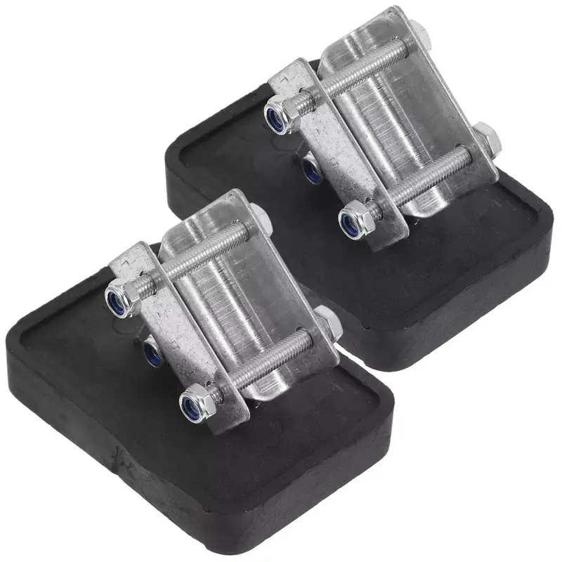EcoVend 2PCS Durable Iron & Rubber Ladder Foot Pads Ladder Feet Rubber Safety Feet 5