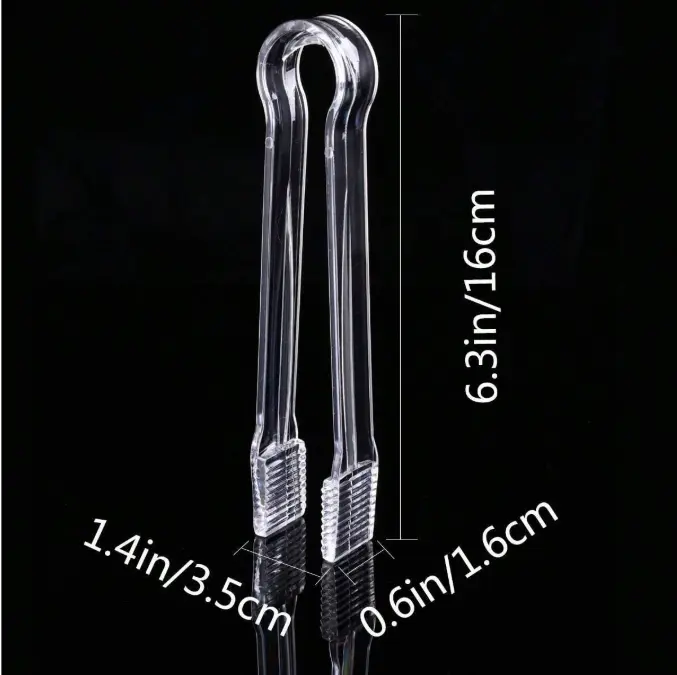 2/5pcs, Reusable Mini Appetizer Tongs - 6.3 Inch Small Tongs For Serving Food, Ice, Salad, Buffet, Weddings, BBQ - Kitchen Accessories With Versatile Use And Easy Grip,Kitchen,Christmas Gift 2