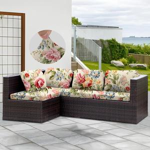 Floral Pattern Sofa Cover, 1 Count Durable Sofa Slipcover, Furniture Protector for Home Living Room, Sofa Protector for Outdoor Patio Furniture