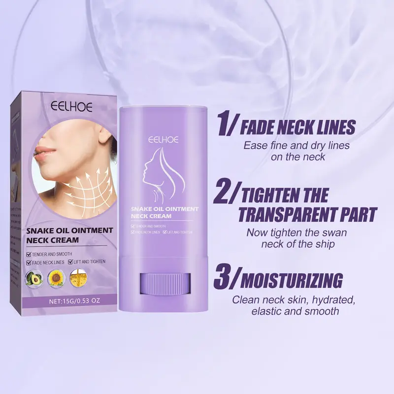 Snake Oil Ointment Neck Cream Lightens and smooths neck lines, smooths and whitens, lifts, moisturizes, firms, and beautifies the neck 2