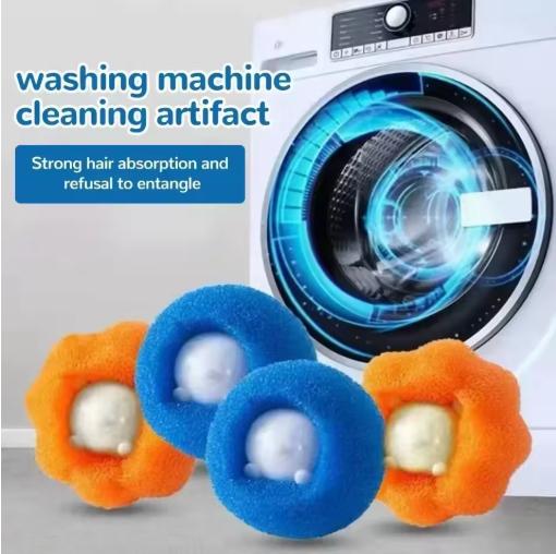Laundry Balls Pet Hair Collector for Washing Machine Reusable Laundry Lint Catcher Removes Lint From Clothes Pet Cat Accessories 5