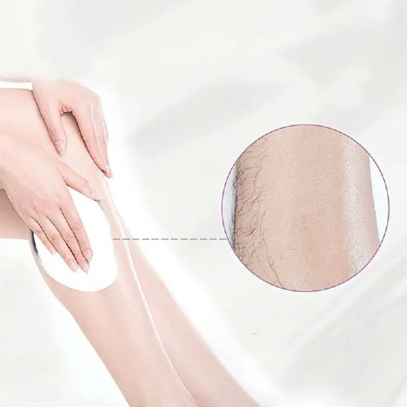 Crystal Hair Eraser Painless Hair Removal Epilator for Body with Smooth Finish - Electroplating Silver - Comfort 1