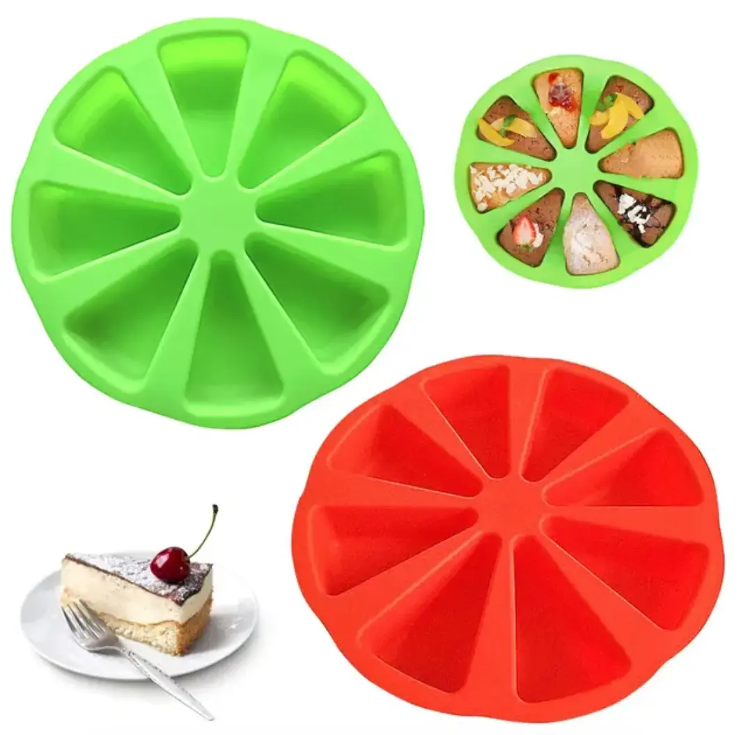 Silicone Baking Moulds, 2 Pcs 8 Cavities Cake Mould Non-Stick