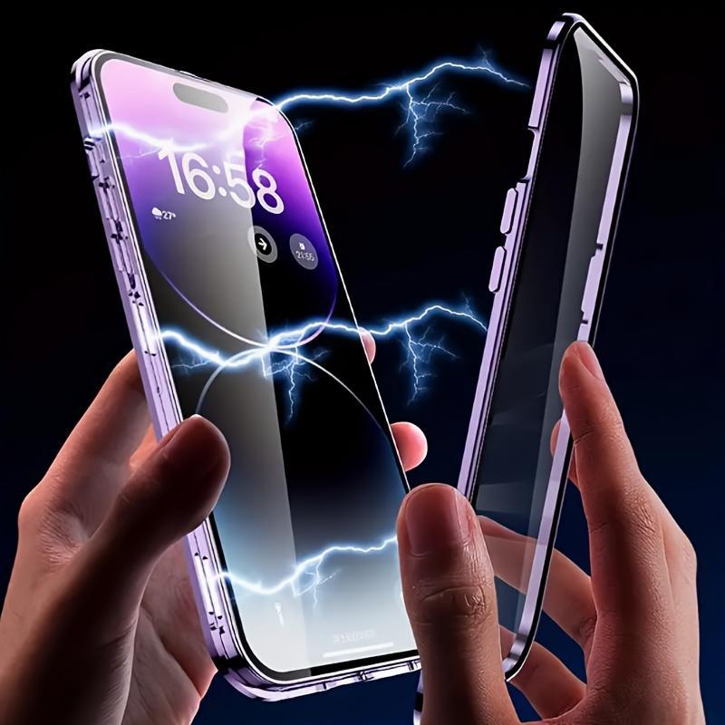 New Anti-Spy Phone Case Series, Magnetic 2-In-1 Design, Complete Protection Case, Compatible with Iphone 16/15/14/13/12 Pro Max Plus 2