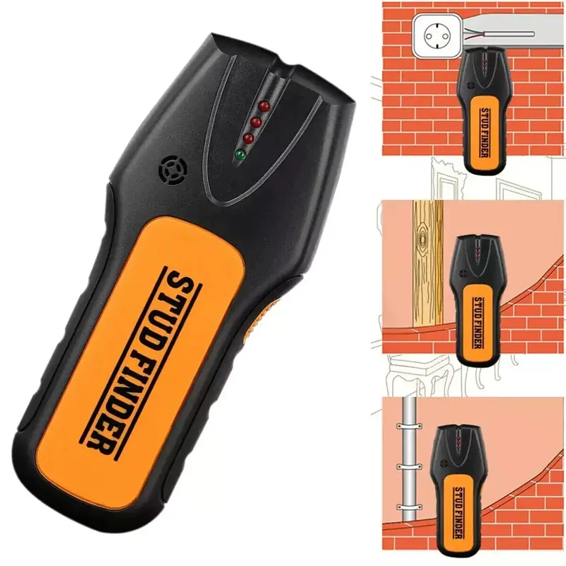 ⭐ [2-3 day arrival]3 in1 Finder Wood Stud Metal Detector Pipe Wire Sensor Wall Scanner Electric LCD  UK 1
