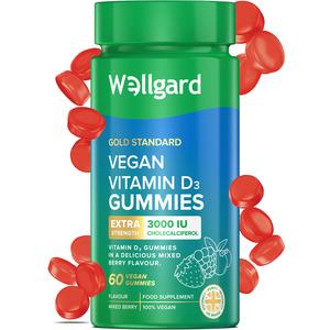 Wellgard Vitamin D3 Gummies Healthcare Dietary Supplement Edible Natural Fitness