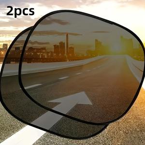 Car Side Window Sunshade, 2 Counts Car Window Sunshade Net, Heat Insulation Car Window Shade, Car Accessories