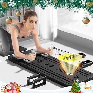 A01 Multi Functional Belly Plate - 8 In 1 Roll Belly Plate, Home Abdominal Muscle Wheel, Pilates Board, Multifunctional Exercise Equipment for Christmas presents