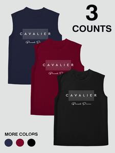 Men's Letter Print Tank Top, Casual Sleeveless Top for Summer, Fashion Men's Top for Daily Wear, Vests, Tanktop, Streetwear, Menswear, Casual Tank Tops