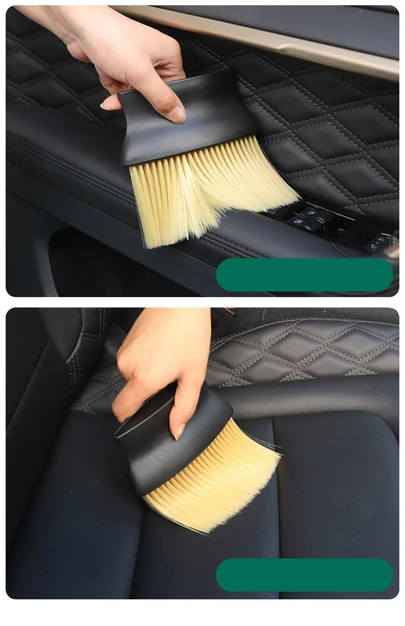 Product Introduction of 1 PCSDust Removal Brush Air Conditioning Outlet Car Wash Dust Collector Large Brush with Good Elasticity Cleaning Accessories 7