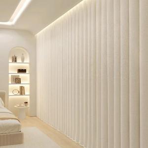1pc Cream Blackout Curtain for Bedroom and Living Room, Classic Insulated Drapes for Privacy and Light Control, Fabric