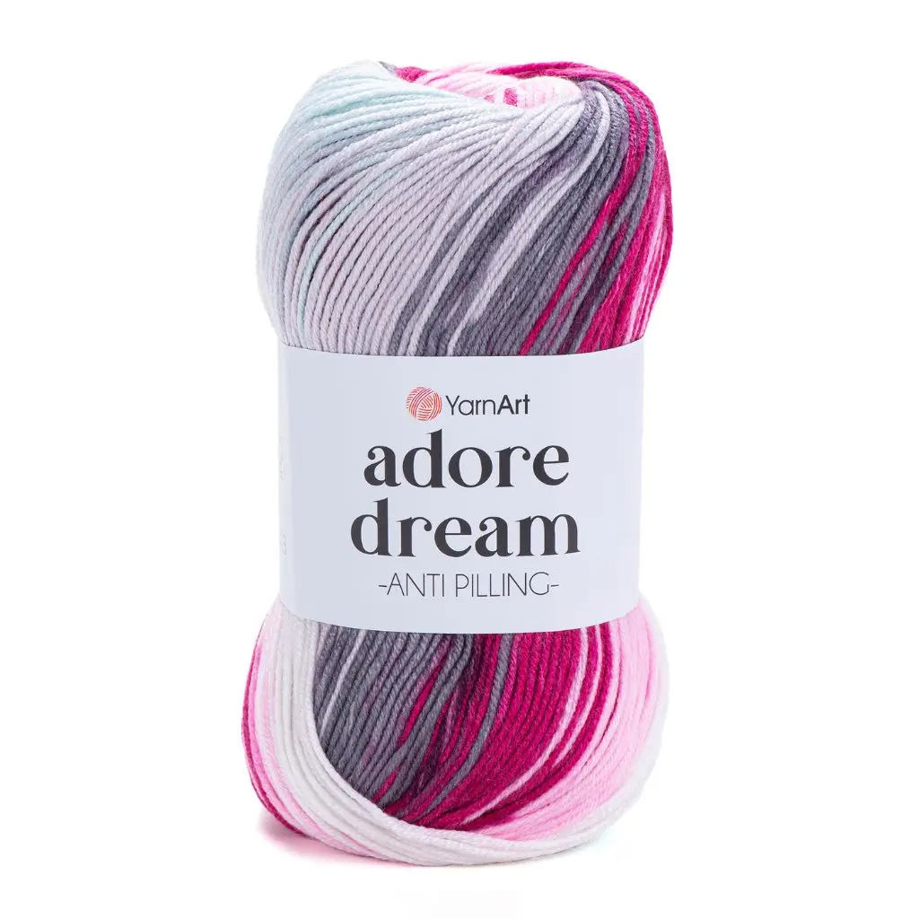 1066 YarnArt Adore Dream Yarn 100g Anti-Pilling