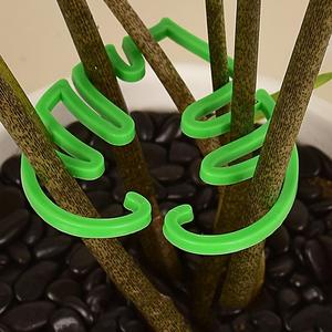 Turtle Leaf Shaped Plant Support, 2 Counts Green Plant Garden Tool, Plant Support for Indoor & Outdoor Use, Garden Supplies, Garden Trellis