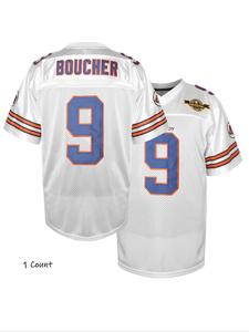 Men's Letter & Number & Striped Pattern Contrast Mesh American Football Jersey, Loose Casual Short Sleeve V Neck Football Top for Daily Wear, Men's Sportswear for All Seasons