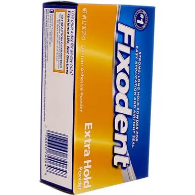 Fixodent Extra Hold, Denture Adhesive Powder--2.7 oz (76 g) by Fixodent 2
