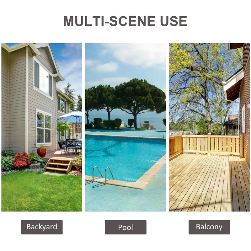 Outsunny Rattan Garden Furniture 2 Seater Sofa Furniture Set W/Cushions, Steel Frame-Brown 4