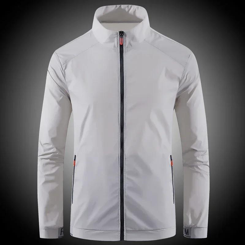 Sunscreen Coats Men's Breathable Sports Waterproof Jacket Summer UV Protection Outdoor Fishing Skin Clothing 2