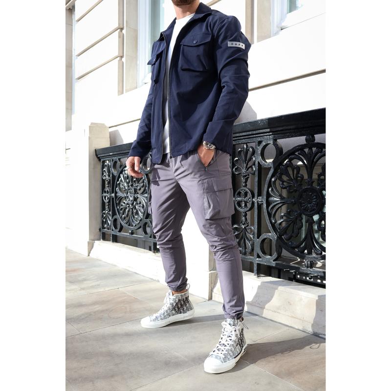 Capo BUTTON Jacket - Navy 1