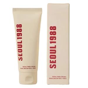 Seoul 1988 Snail Mucin Cream - Deep Hydration, Soothe Redness, Improve Skin Texture & Strengthen Barrier - Korean Face Moisturiser