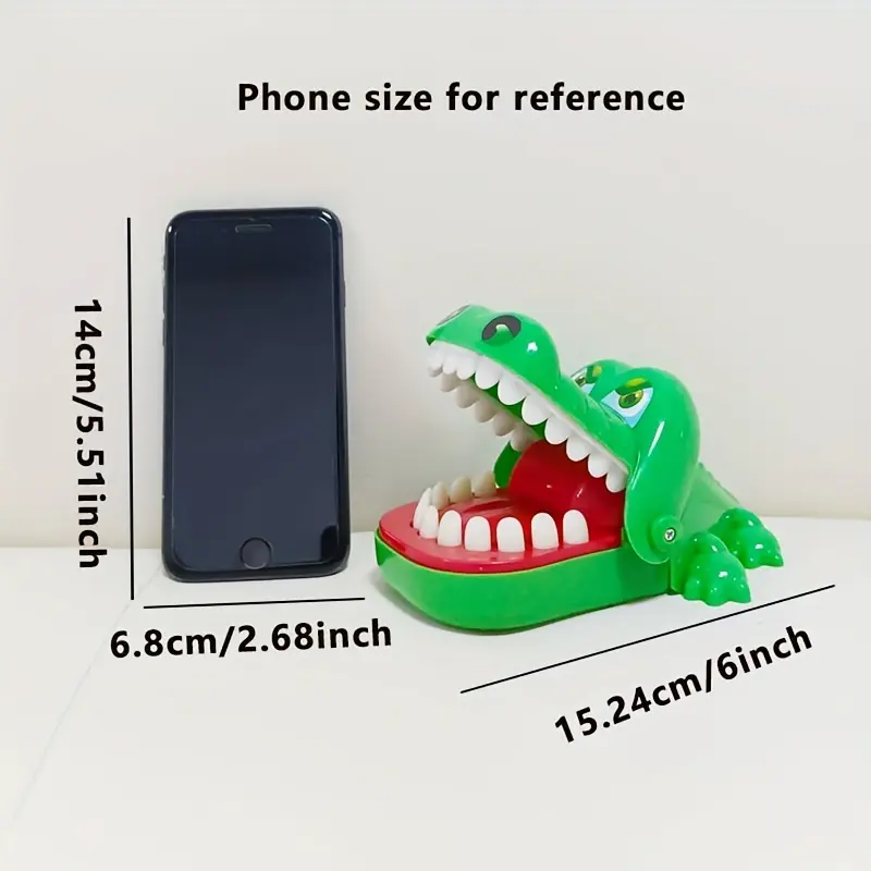 Fun Interactive Teeth-Pulling Game - Crocodile Finger Biting Toy for Youngsters 3+ - Perfect Party & Christmas Gift 4