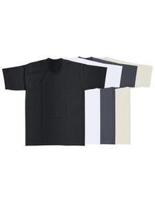 Men's Solid Color Short Sleeve Tee, Casual Loose Round Neck T-shirt for Summer, Men's Top for Daily Wear