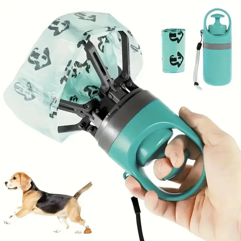 Pet Poop Picker, Portable Outdoor Dog Poop Picker Shovel Poop Dispenser 0
